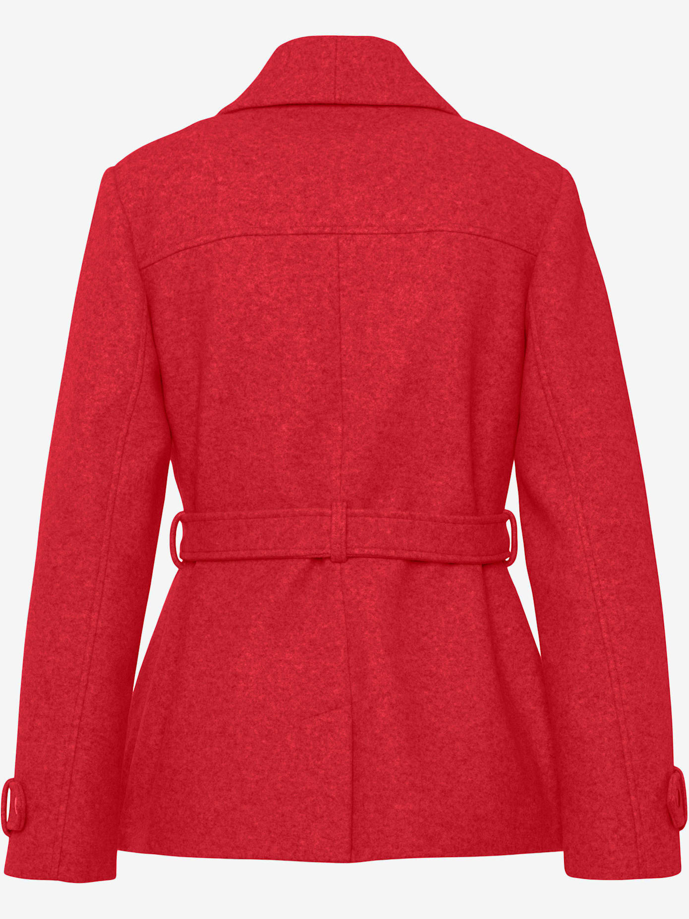 Veste courte veste avec col à revers
