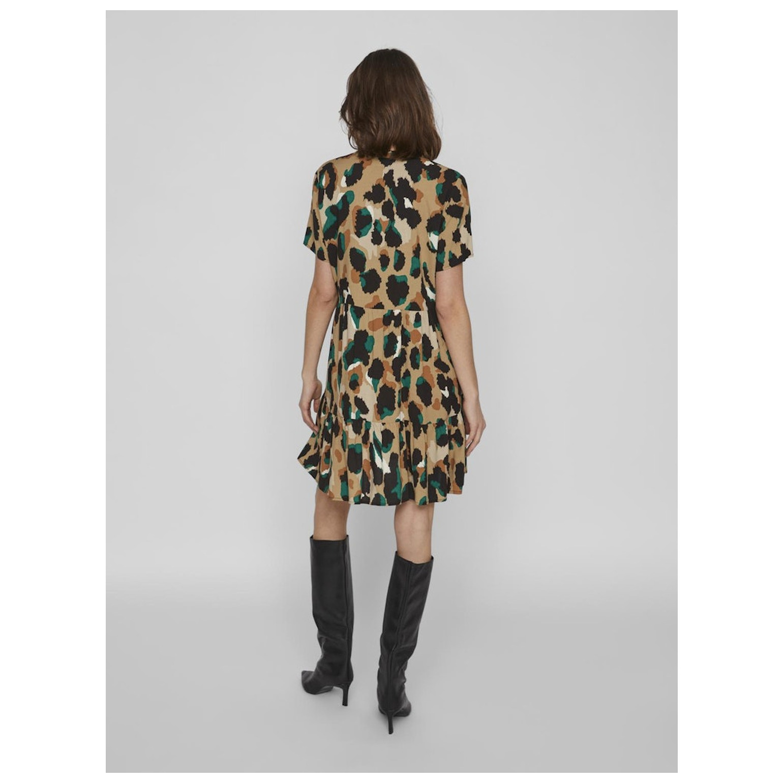 Vila VIPAYA V-NECK S/S DRESS - NOOS