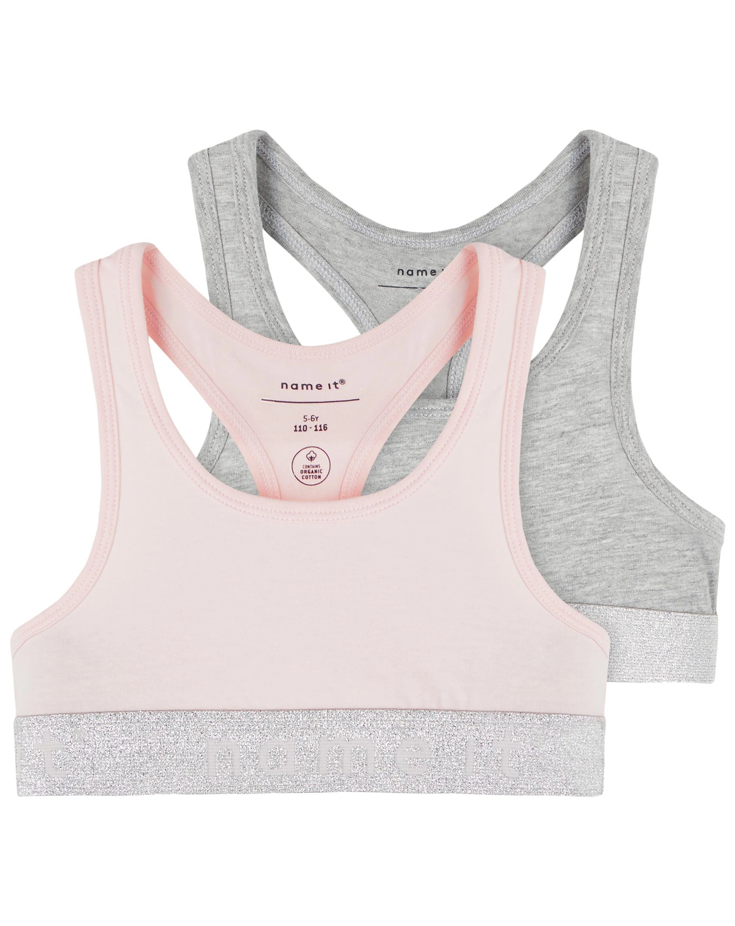 Bustier NKFSHORT 2er-Pack in barely pink