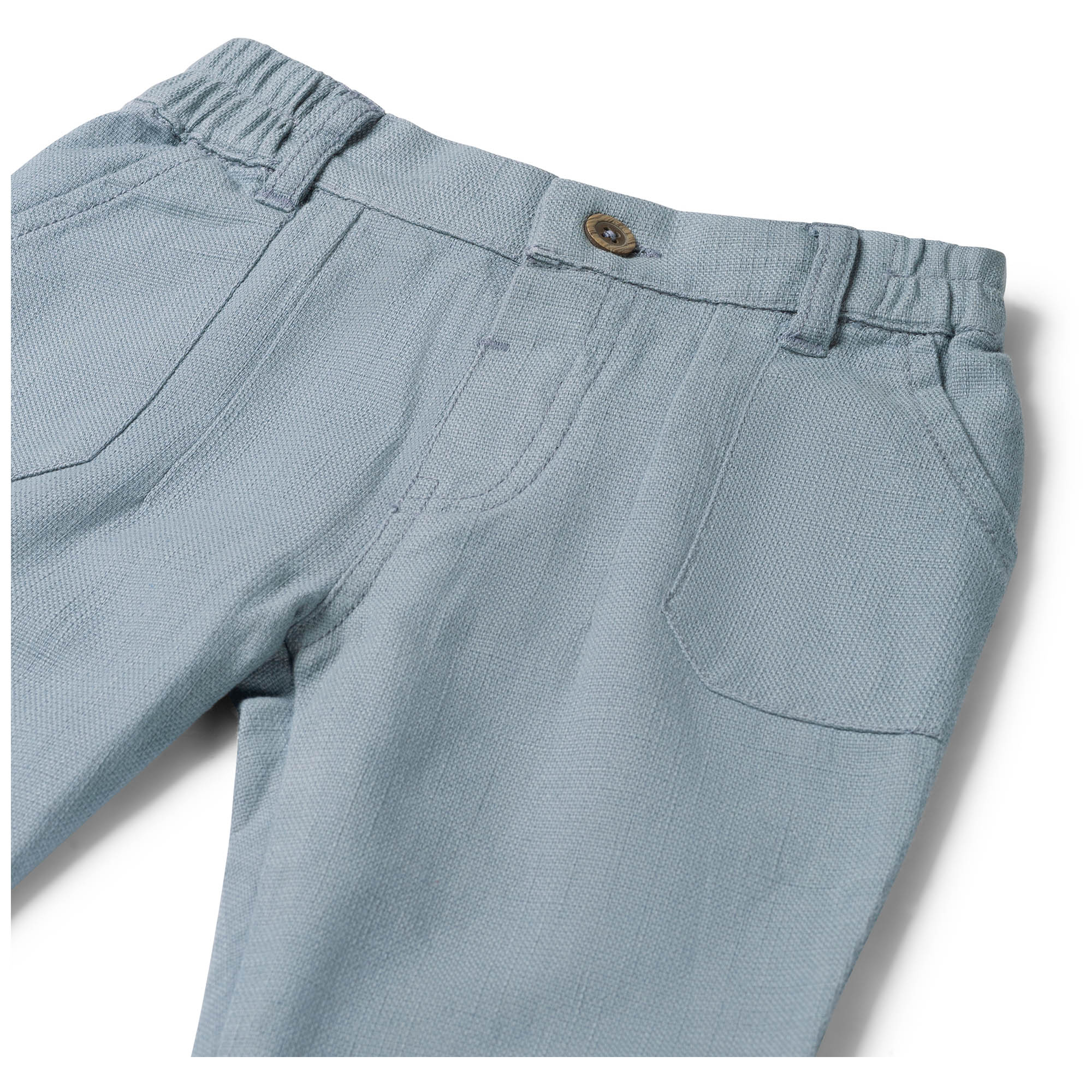 Sweet Petit peuter broek Brenn  effen blauw