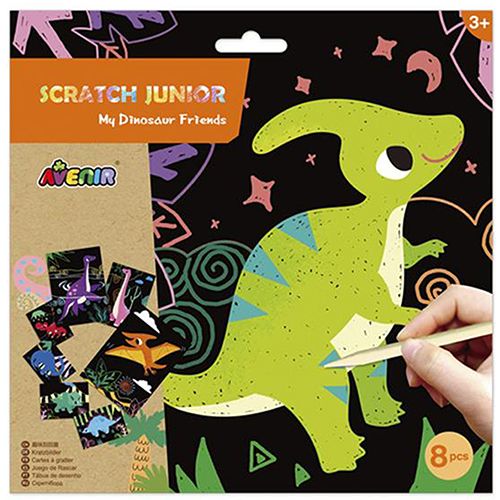 Avenir krasplaatjes dino's junior