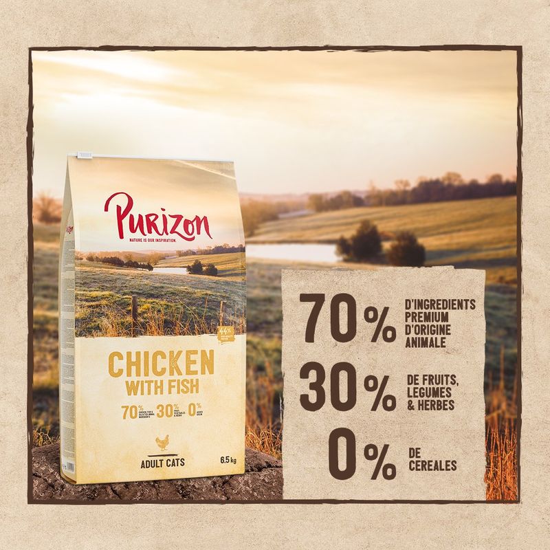 Purizon Adult, poulet & poisson - sans céréales