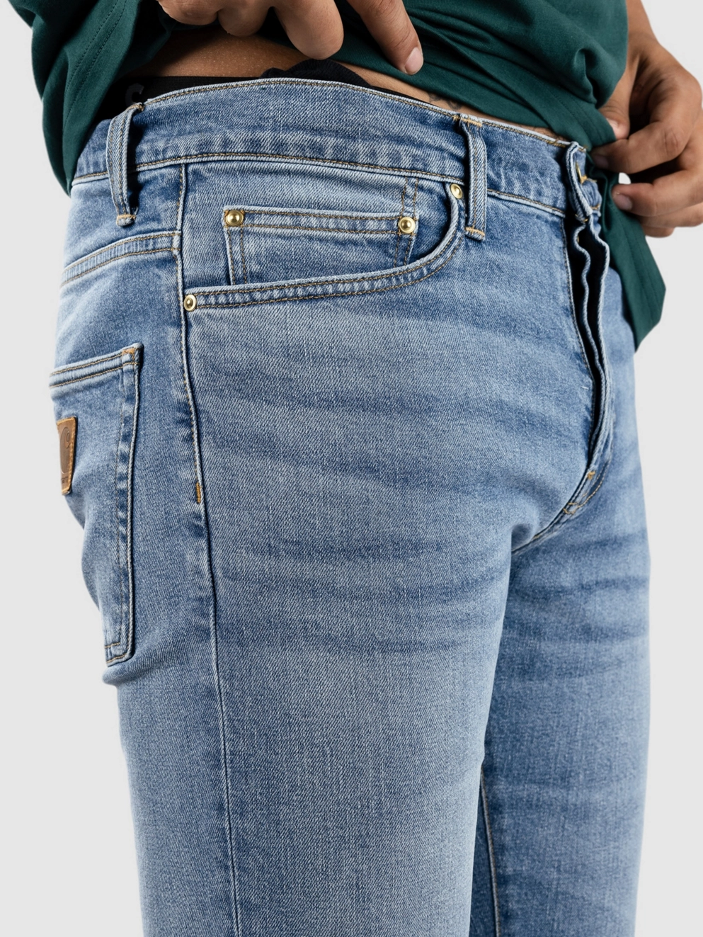 Carhartt WIP Klondike Jeans blue worn bleached