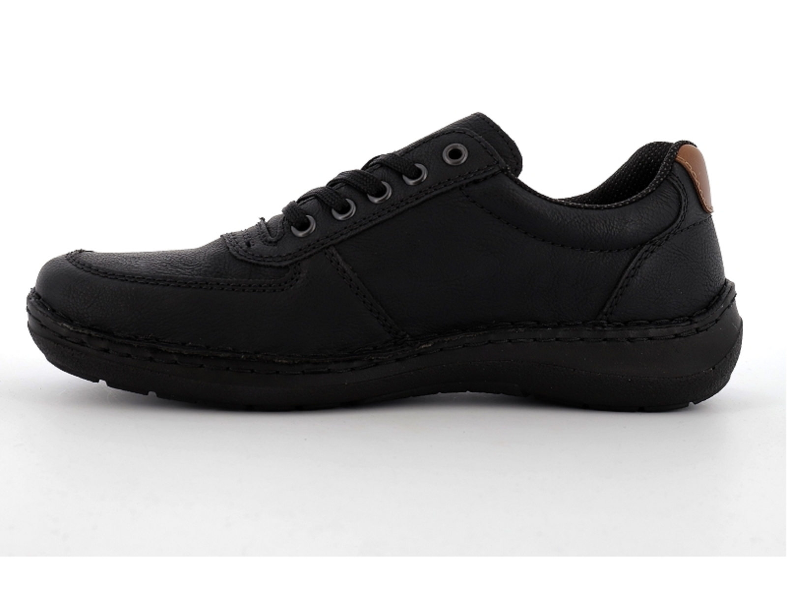 Rieker-03030 Synthétique Noir