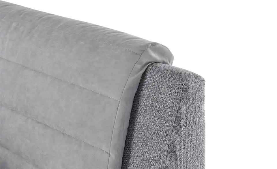 Polsterbettgestell York Grau 120 cm