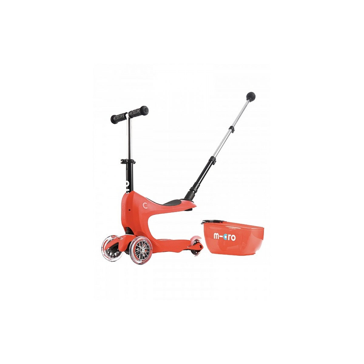 Trottinette mini2go deluxe plus rouge