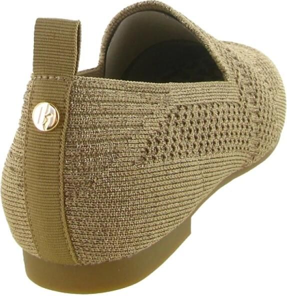 La Strada Loafer Goud Knitted Damesschoenen