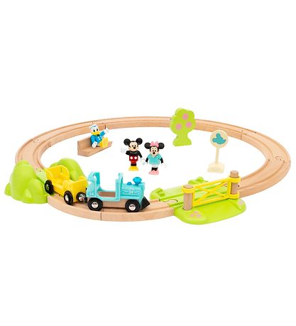 BRIO Togbanes?t - 18 dele - Mickey Mouse 32277
