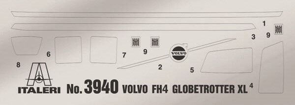 Italeri - Volvo Fh4 Globetrotter Xl Lastbil Byggesæt - 1:24 - 3940