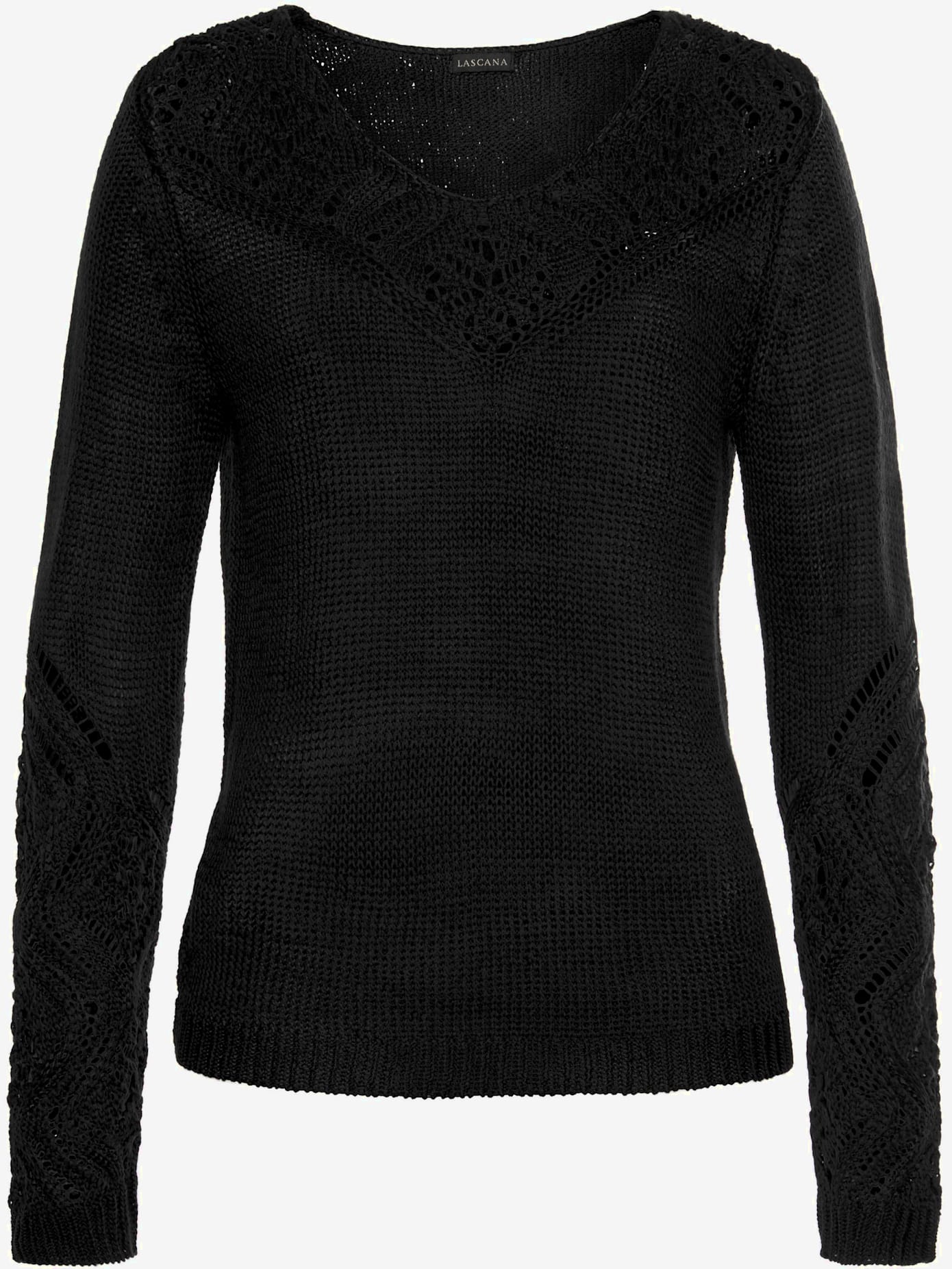 Pull de plage superbe motif ajouré à l'encolure et aux manches