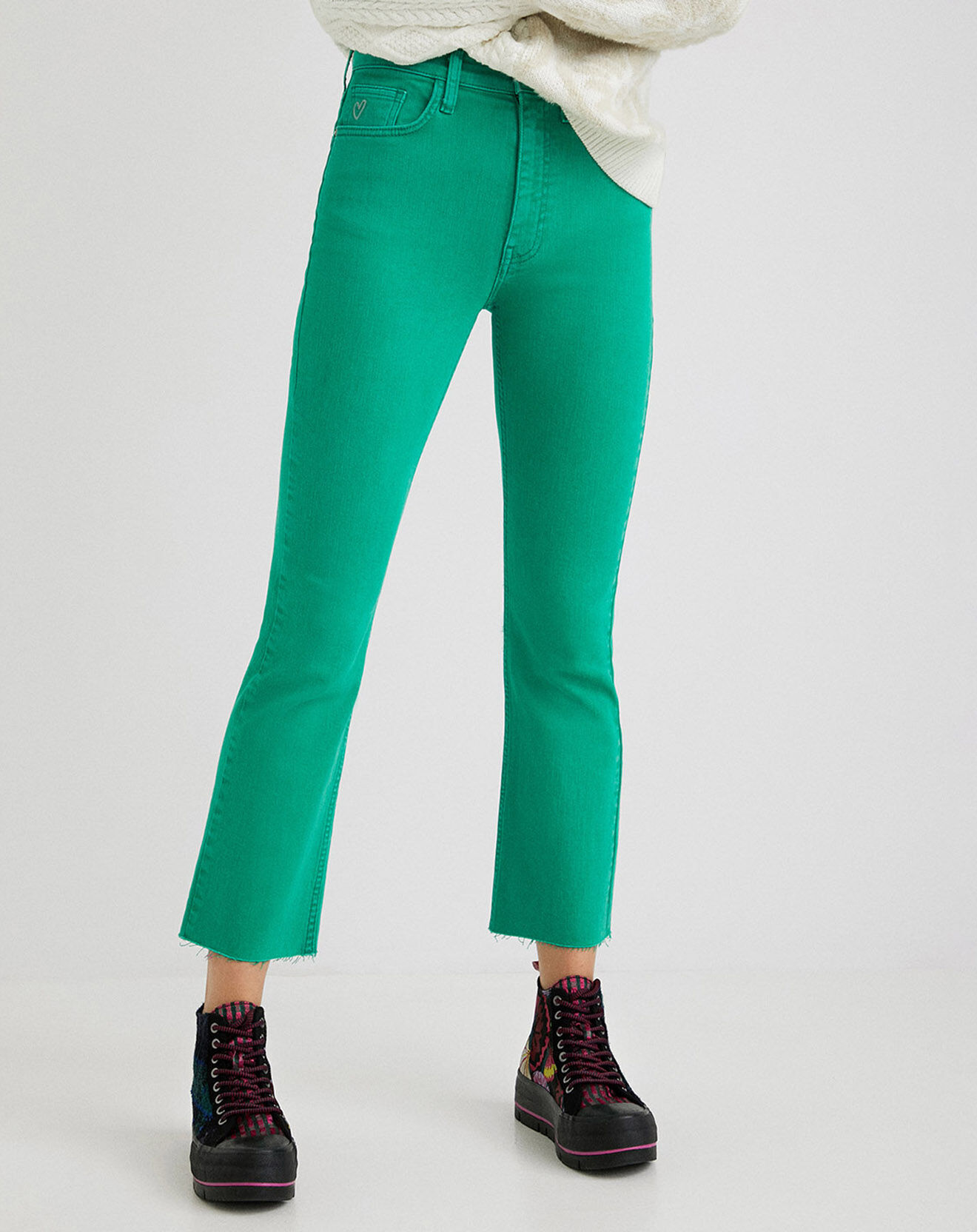 Desigual Pantalon Lenny vert