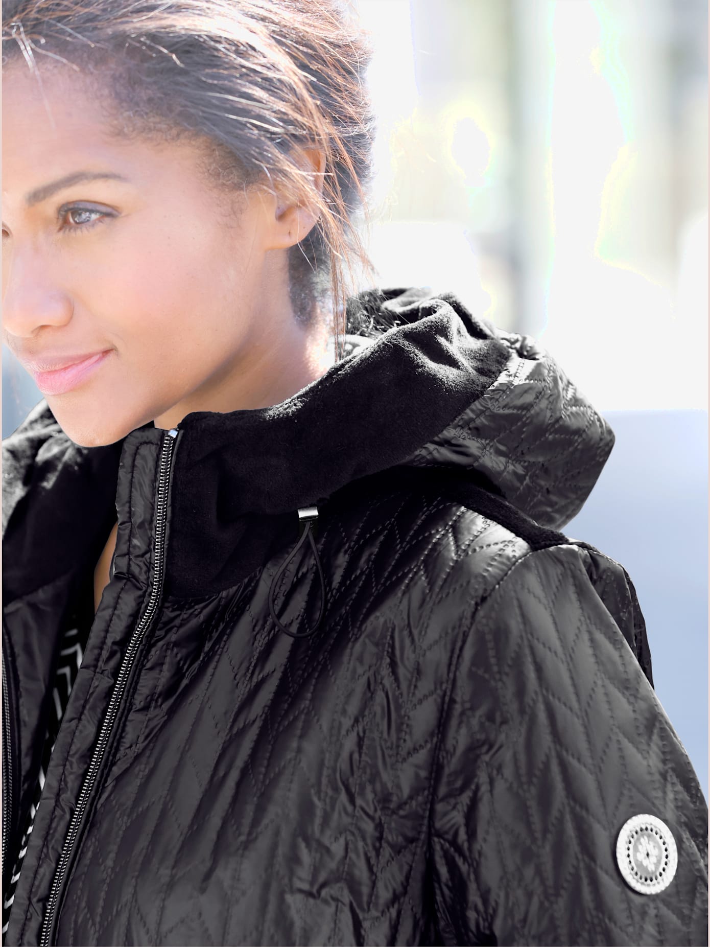 Veste avec détails en velours élégants