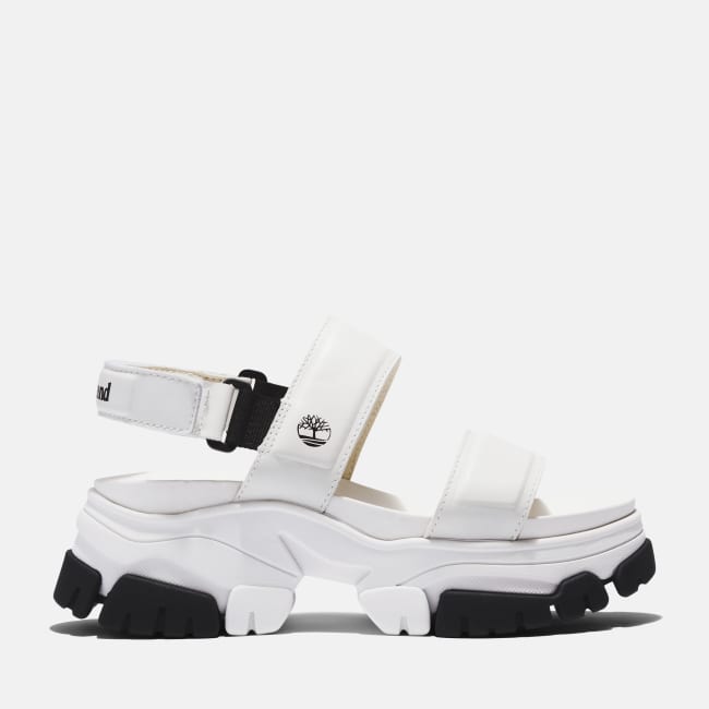 Sandalo a Doppia Fascia Adley Way da Donna in                bianco