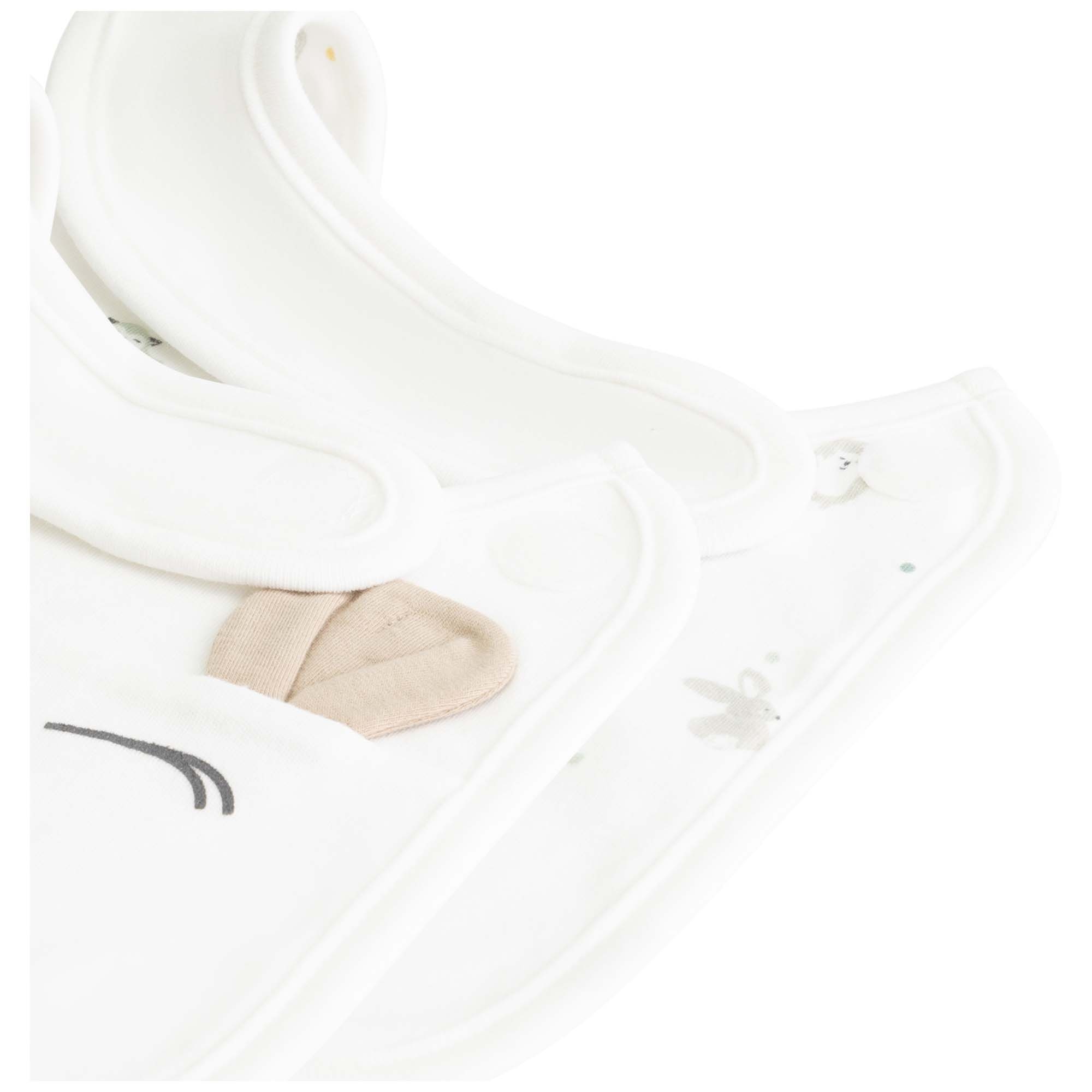 Prénatal Slab Kleine Vriendjes 2-pack wit