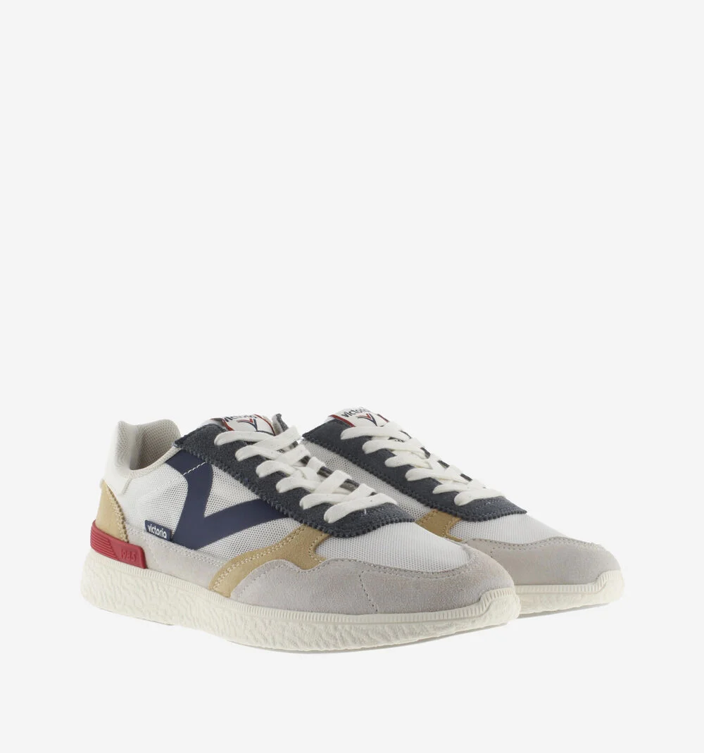ANIMA - SPORT RETRO Baskets en mesh pour homme BLANCO