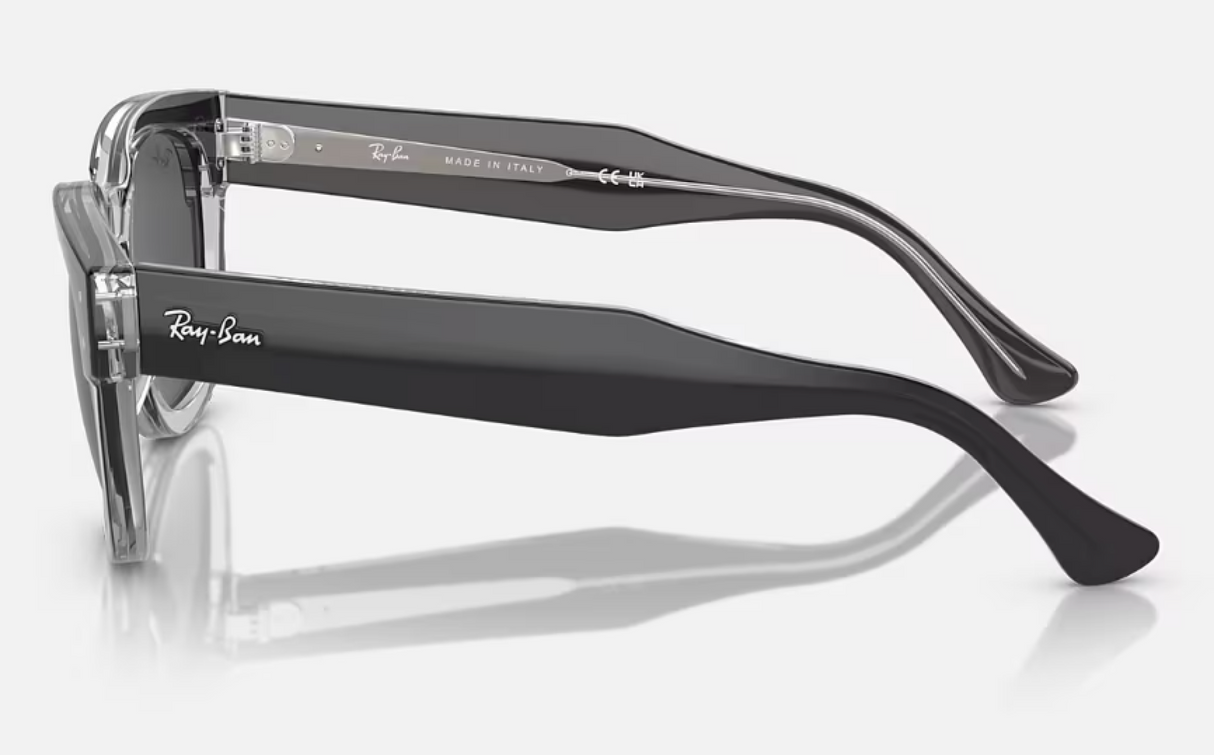 Ray-Ban<br>Mega Hawkeye Dark Gray On Transparent Gray