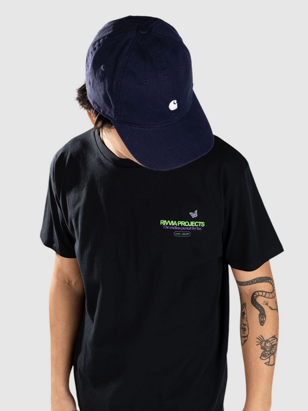 Rivvia Projects Postive Growth T-Shirt black