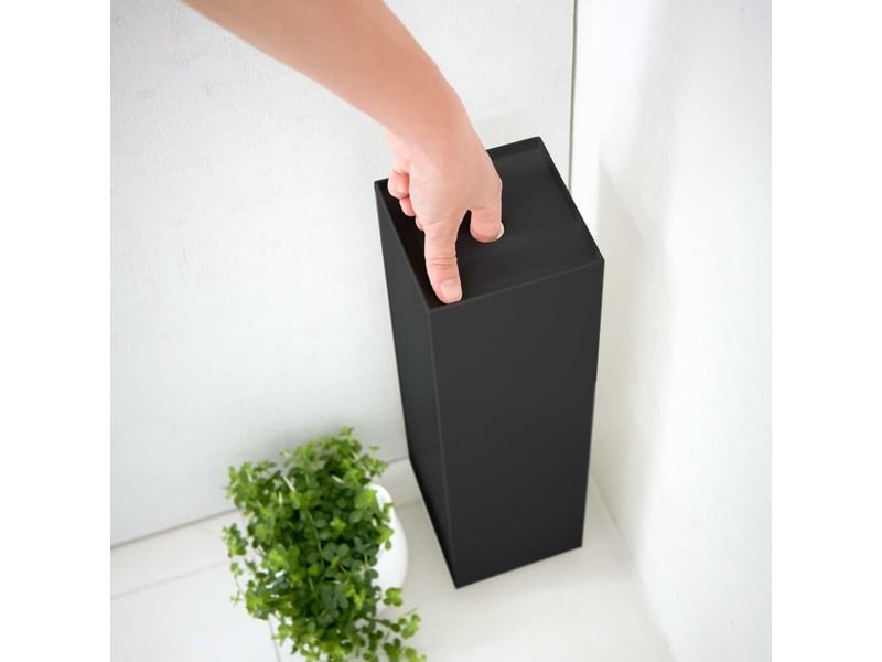 Yamazaki Toilettenpapierhalterung Tower Schwarz Toilettenpapierspender