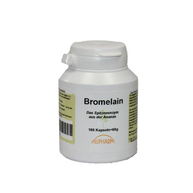 Bromelain Enzym Kapseln, 100 St