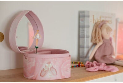 Trousselier Ballerina Smykkeskrin, Rosa