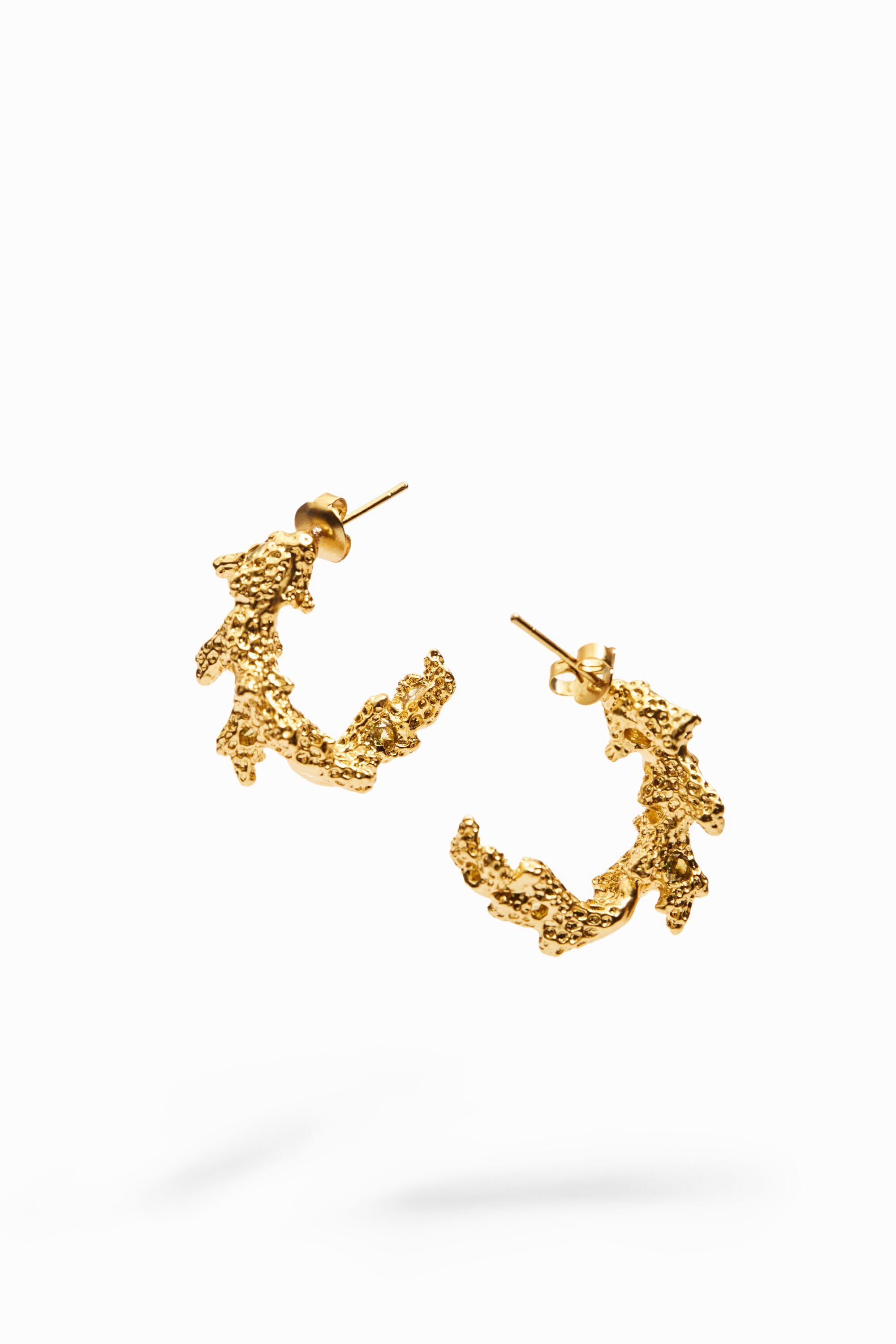 Boucles d'oreilles plaquées or Zalio