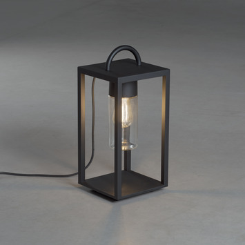 Konstsmide buitenlamp tafellamp Bologna 45,5 cm mat zwart