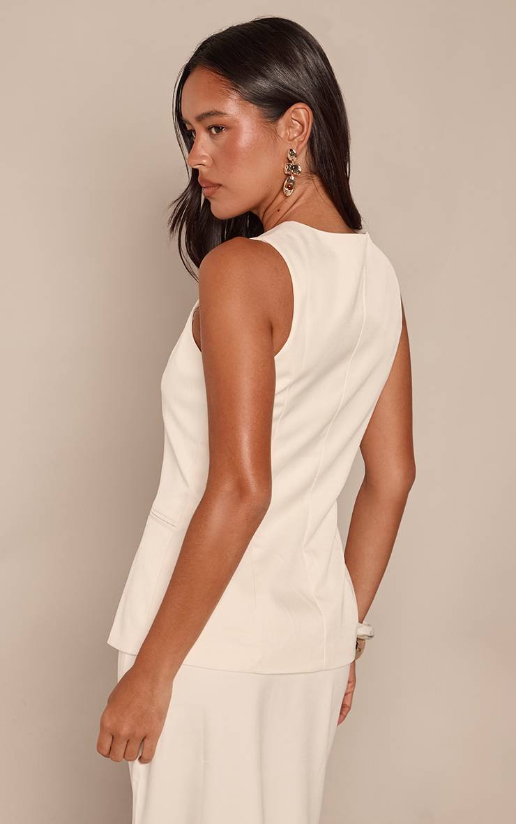 Amande Ensemble Coordonné Gilet Long Ajusté