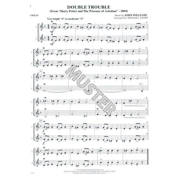 Alfred Music Publishing Movie Duets For All Violin