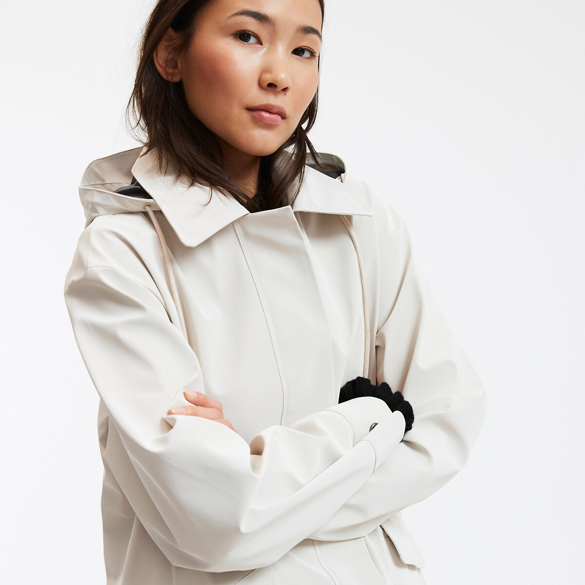 COLEÇÕES LA REDOUTE<br>Regatas oversized com capuz, Signature PRISCA