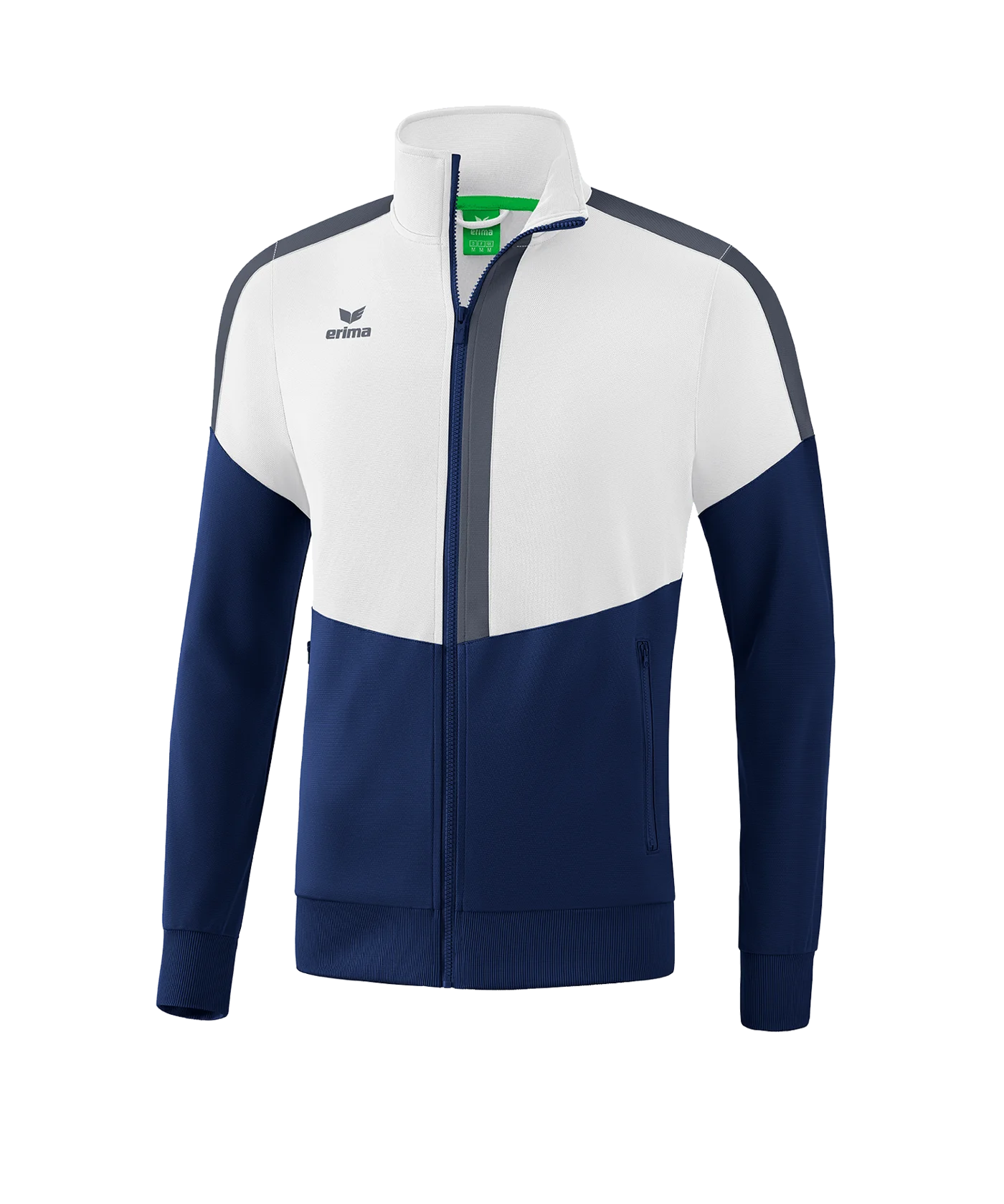 Erima Squad Trainingsjacke Weiss Blau