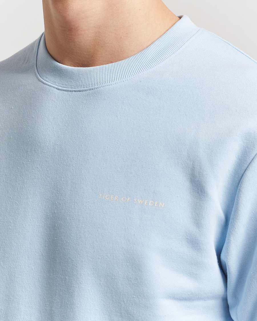 Tiger of Sweden Emerson Crew Neck Sweatshirt Light Blue
