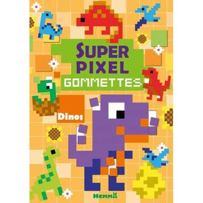 Hemma - Gommettes - Super Pixel - Dinosaures
