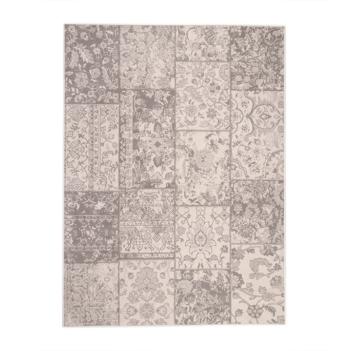 Patchwork vloerkleed - Miracle Grijs/Bruin | Hoge kwaliteit
