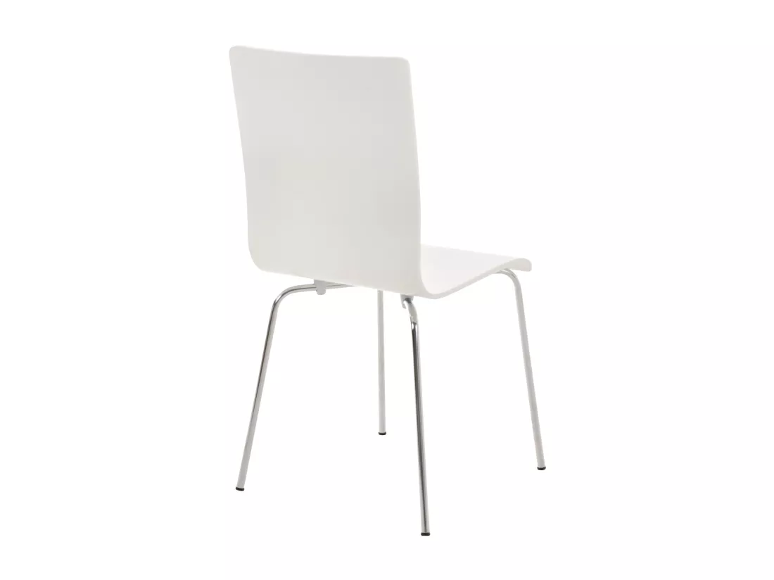 Chaise de conférence - Bois - Blanc - Pepe