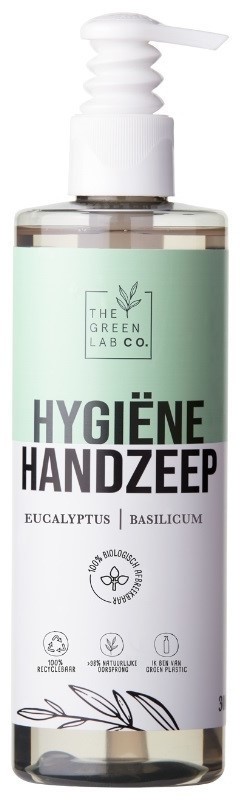 The Green Lab Co Handzeep Vloeibaar Eucalyptus & Basilicum met pomp 300ml