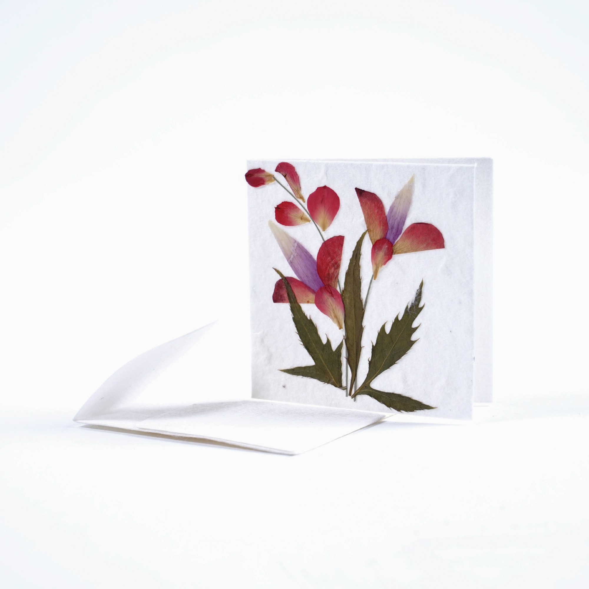 Grußkarte 'Blume' klein, mit Umschlag, B 7 cm, H 7 cm günstig bestellen