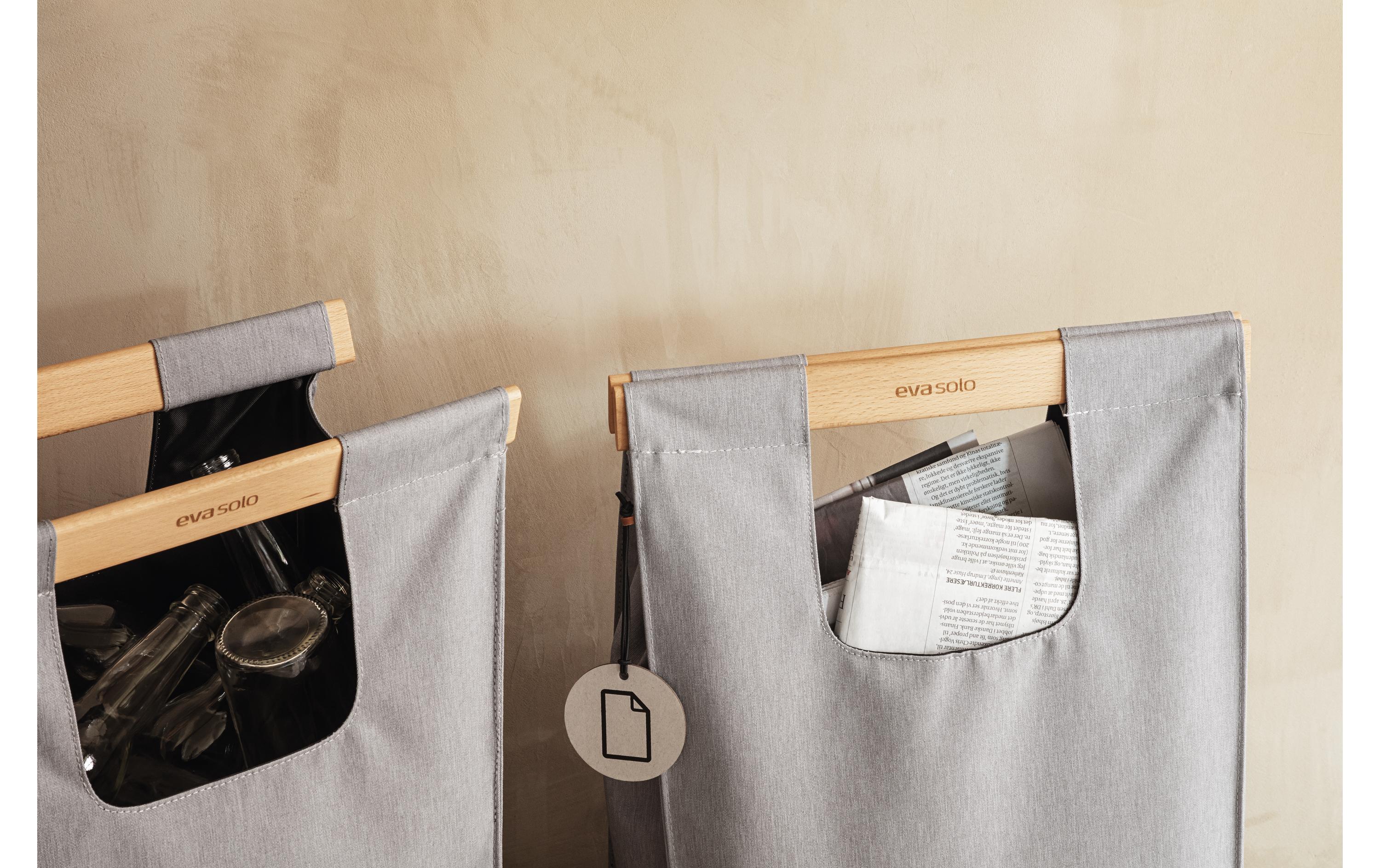 Recyclingtasche 28 l, GrauRecycling-Müllsack