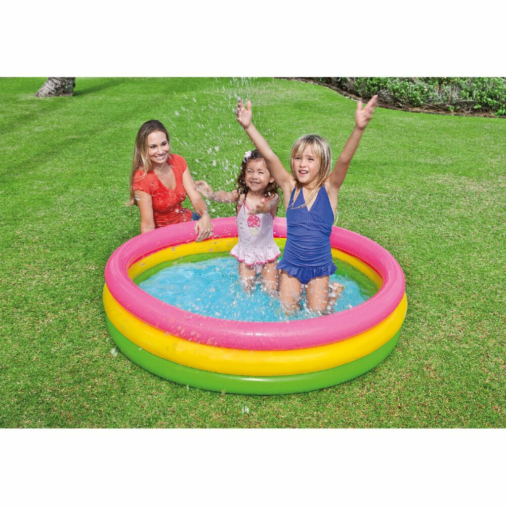 Intex Sunset Glow Zwembad 3 Rings 147x33 cm