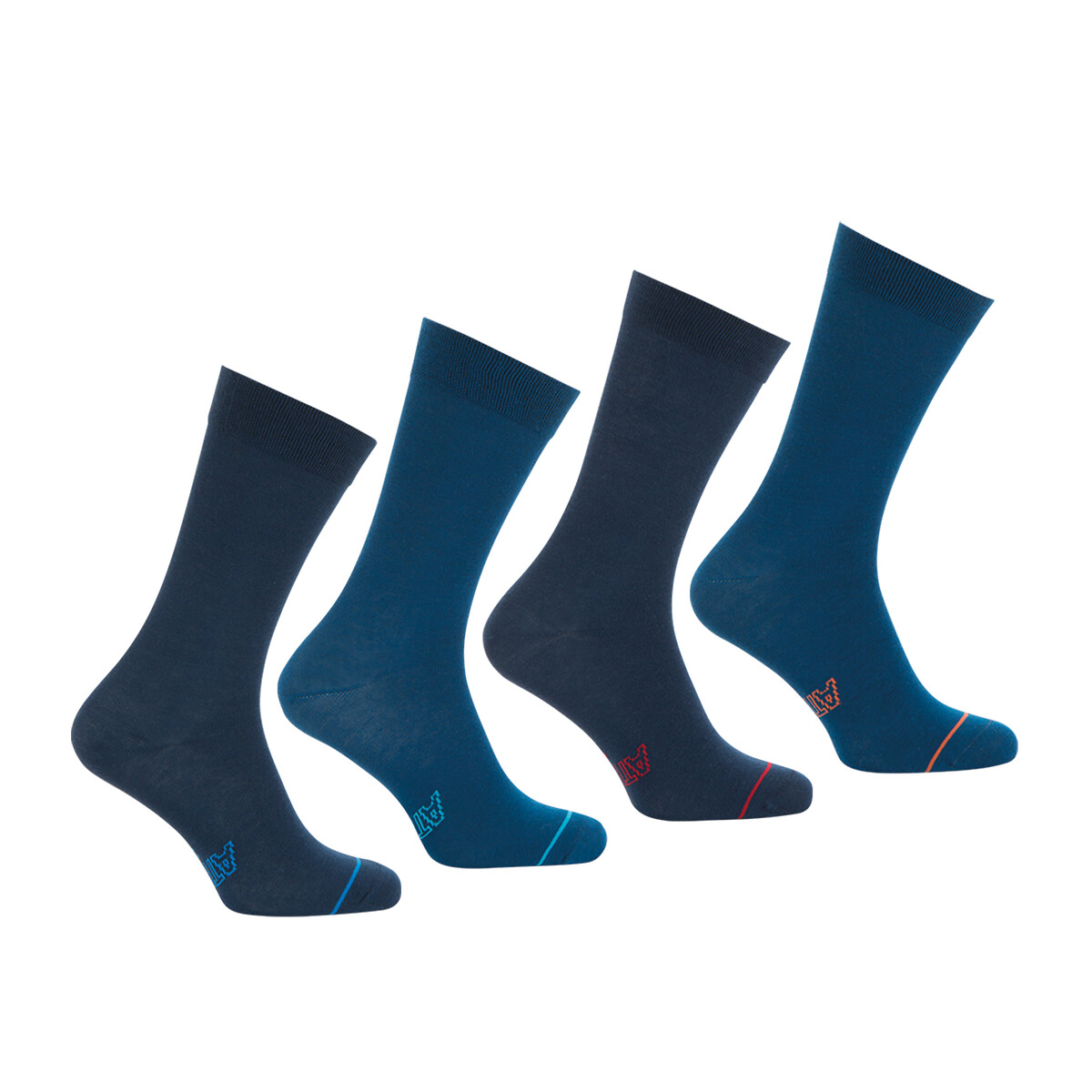 ATHENA<br>Conjunto de 4 pares de meias lisas