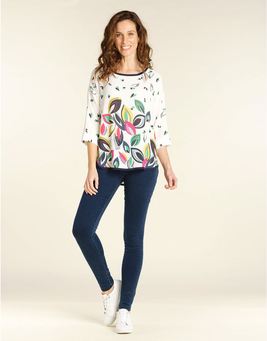 Blouse large écrue