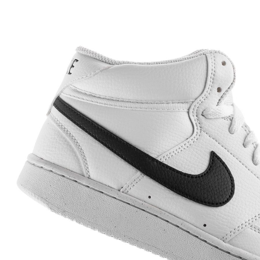 Nike Chaussures Court Vision Mid - Blanc/Noir