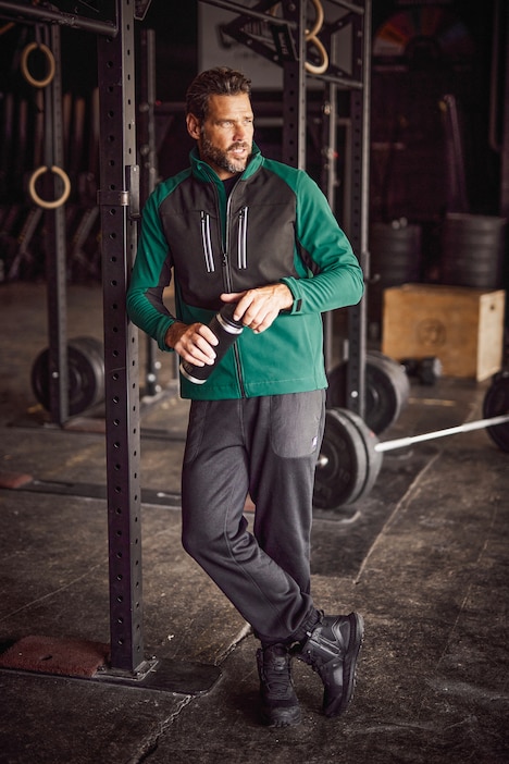 JAY-PI Sweathose, Fitness, Modern Fit, Elastikbund, Nylon-Taschen