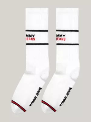 Pacote com 2 pares de meias com logotipo