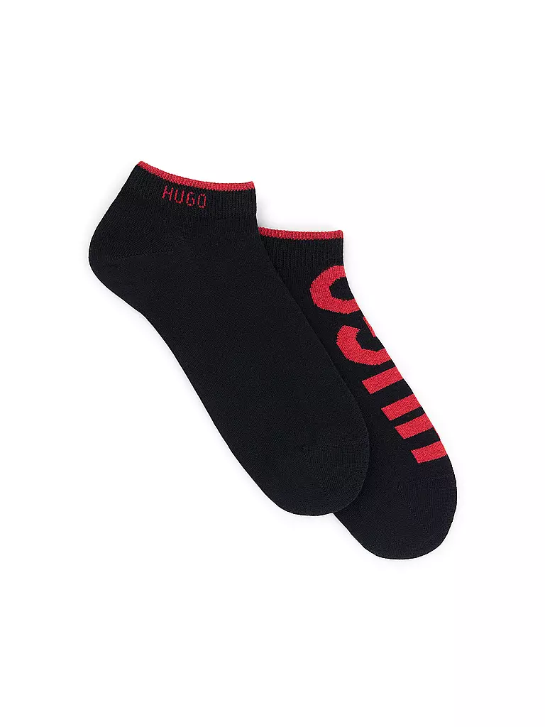 HUGO Socken 2er Pkg black schwarz