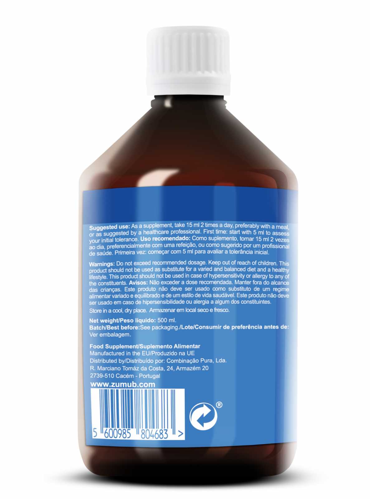 Óleo MCT Zumub 500ml