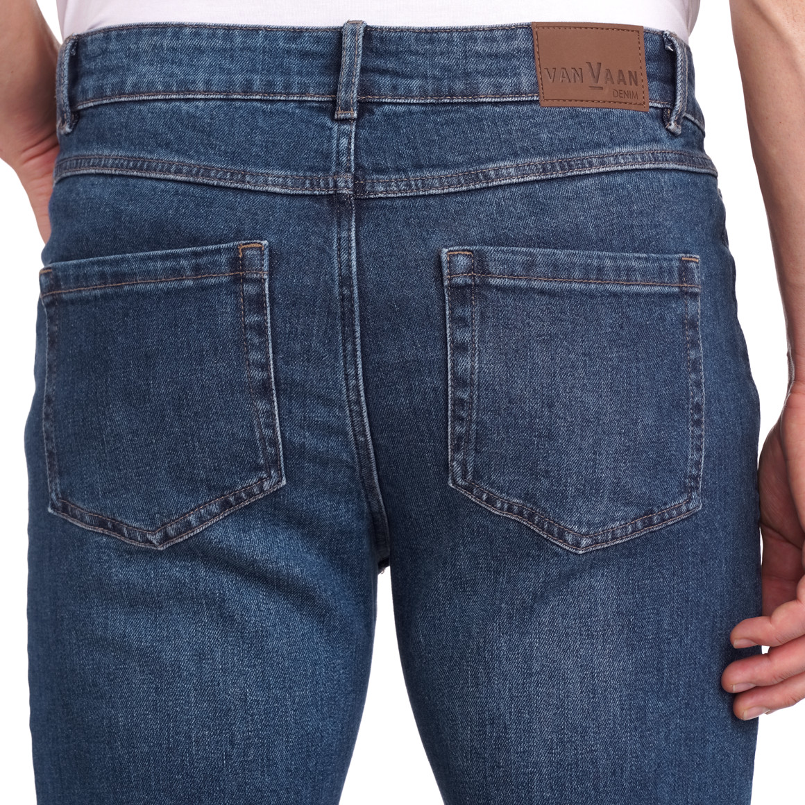 VanVaan Herren Jeans in Regular Fit blau