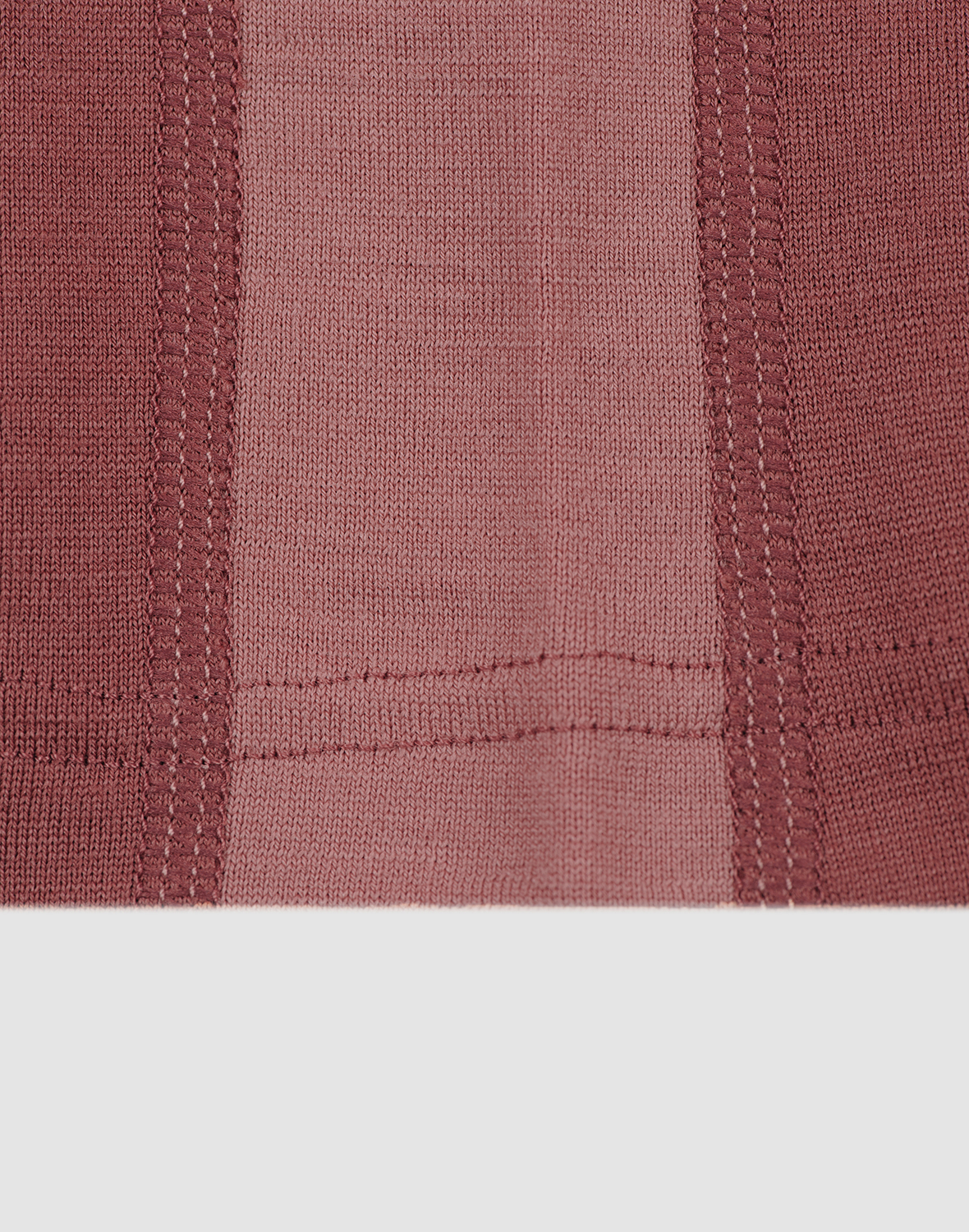 Shirt van merinowol voor dames in Rouge