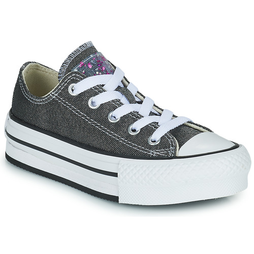 Converse - CHUCK TAYLOR ALL STAR EVA LIFT UNDERSEA GLITTER OX - Noir