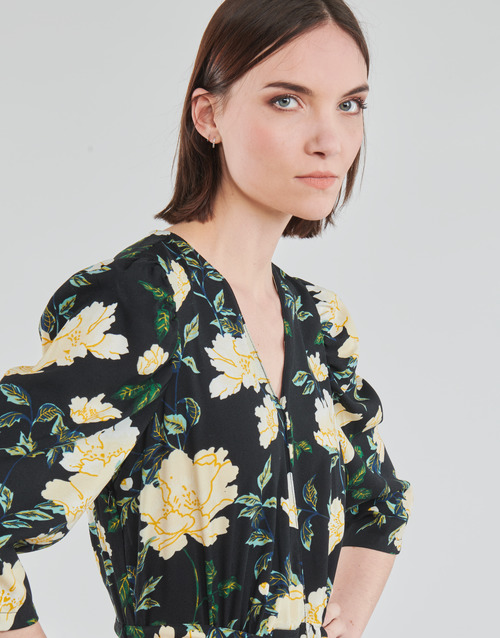 Only - ONLEVE 3/4 SLEEVE SHORT DRESS WVN - Noir