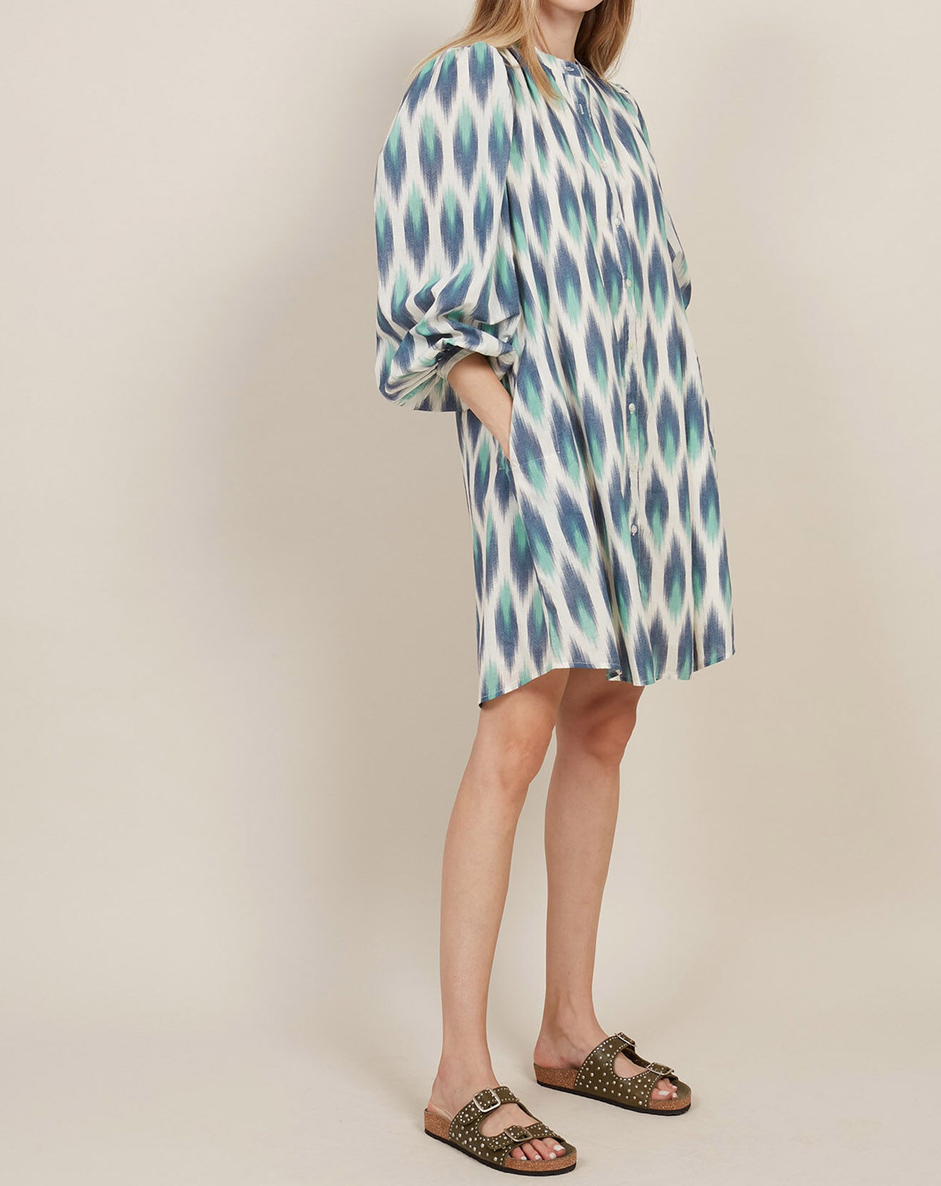 Hartford Robe Ready bleu/eucalyptus